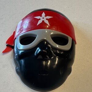 Ninja Kids Costume Mask - Red and Black